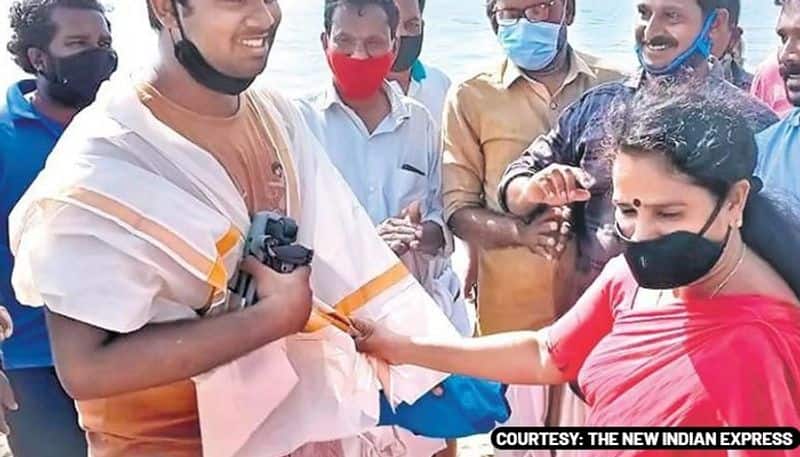 Kerala Students drone helps rescue fishermen stranded mid sea