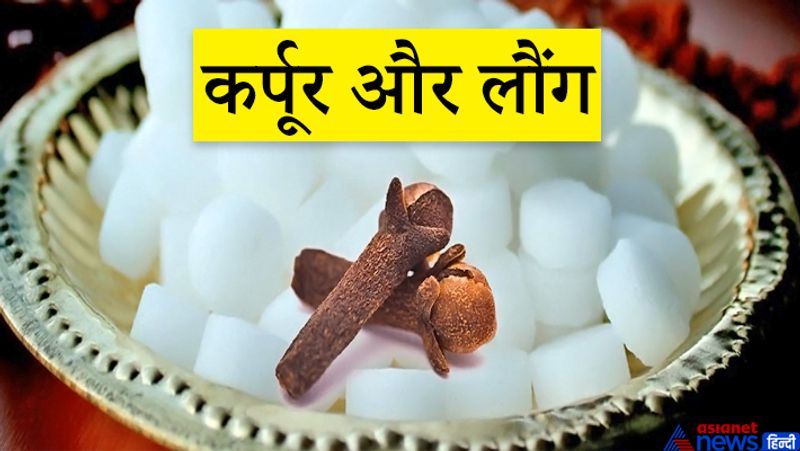 कर्पूर और लौंग
रोज़ाना सुबह और शाम घर में कर्पूर और लौंग जरूर जलाएं। आरती या प्रार्थना के बाद कर्पूर जलाकर उसकी आरती लेनी चाहिए। इससे घर के वास्तुदोष ख़त्म होते हैं। साथ ही पैसों की कमी नहीं होती।
