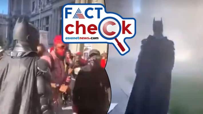 Batman video is not from Capitol Hill Batman video is not from Capitol Hill
