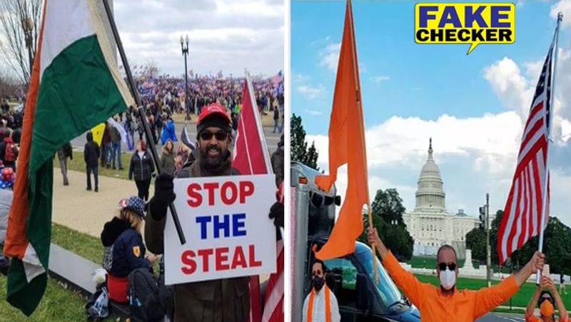 प्रधानमंत्री मोदी समेत दुनिया भर के तमाम नेताओं ने अमेरिका में हुई कैपिटल हिल हिंसा घटना की निंदा की थी। बहरहाल सोशल मीडिया पर कुछ यूजर्स का दावा है कि अमेरिकी हिंसा में भगवा झंडा फहराते हिंदूवादी समर्थक भी शामिल थे। लोग इन तस्वीरों पर आपत्ति जता रहे हैं। गुस्सा फूट रहा है कि भारतीय ट्रंप समर्थक इस हिंसा में शामिल हुए जो कि शर्मनाक है! ट्विटर पर फेक न्यूज़ फैला गई कि अनेक “हिन्दूवादी” कैपिटल हिल में हुई हिंसात्मक रैली के दौरान वहीं मौजूद थे। 
