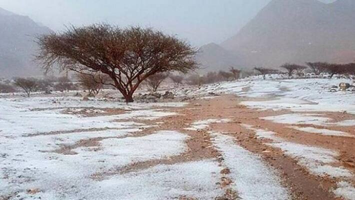temperature dips to below zero degree celsius in UAE temperature dips to below zero degree celsius in UAE