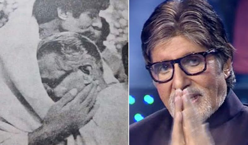 अमिताभ बच्चन के ट्विटर पर 45 मिलियन फॉलोअर्स हो गए हैं। इस मौके पर एक्टर के एक फैन ने सोशल मीडिया पर थ्रो बैक फोटो शेयर की है, जिसमें बिग बी अपने पिता और अभिषेक संग नजर आ रहे हैं। उस फैन ने तो सिर्फ महानायक को बधाई दी थी, लेकिन एक्टर तो पुरानी यादे ताजा हो गई थी। 