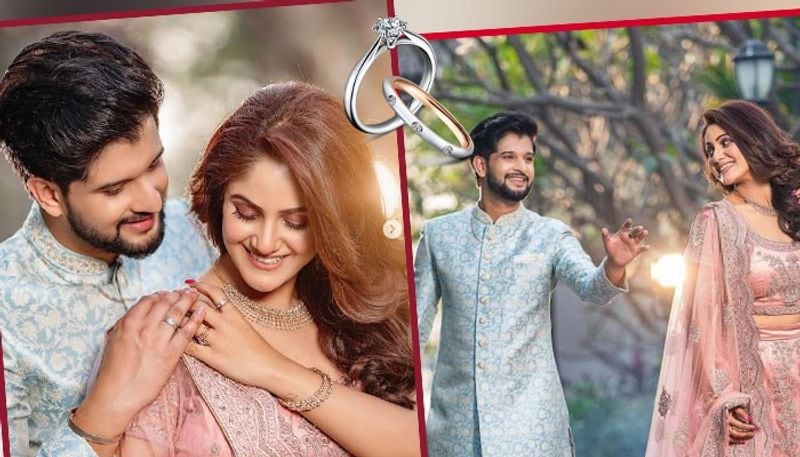 <p><br />
বিয়ের ঠিক ২৫ দিন আগেই রূপকথার এনগেজমেন্ট পর্ব সেরে ফেলেছেন প্রেমিক জুটি। আলোর রোশনাইয়ের মধ্যেই অনুষ্ঠিত হয়েছে সংগীতের আসর ও এনগেজমেন্ট পর্ব। </p>