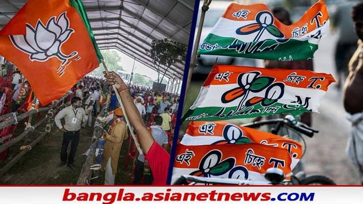 Two panchayat members, observers and 300 workers of BJP joined TMC bpsb Two panchayat members, observers and 300 workers of BJP joined TMC bpsb