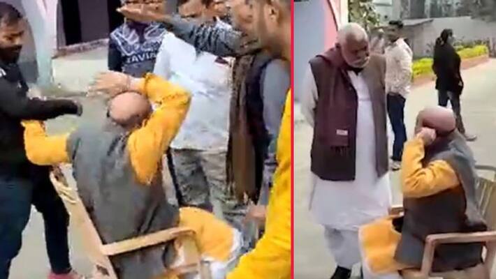uttar pradesh news varanasi news ex mla molest his college girl slapping family members kpr uttar pradesh news varanasi news ex mla molest his college girl slapping family members kpr