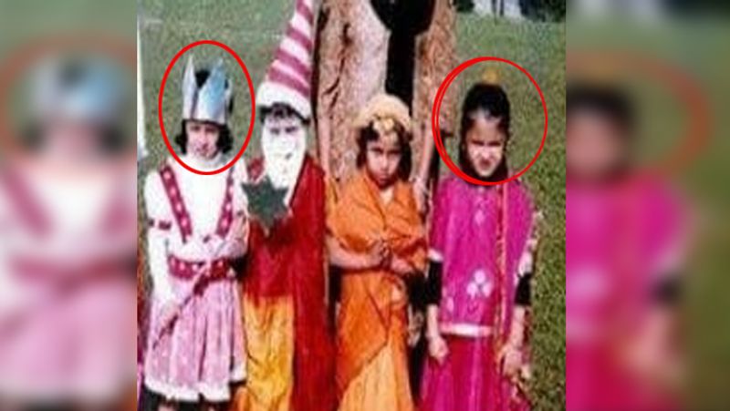 दोनों की बचपन की इस तस्वीर को देखकर पहचान पाना मुश्किल है कि ये अनुष्का और साक्षी ही हैं। दरअसल, ये फोटो स्कूल के समय की है, जब दोनों एक साथ पढ़ा करते थे।