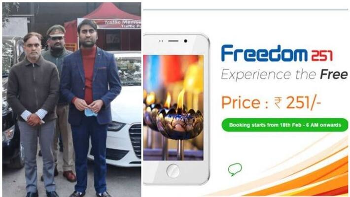 freedom 251 phone owner mohit goel arrested for 200Cr cheating case freedom 251 phone owner mohit goel arrested for 200Cr cheating case