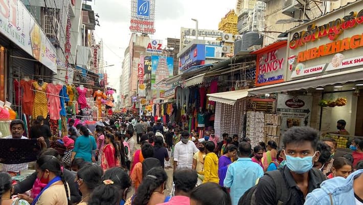 There is no other way to stop the corona .. 9 places including Ranganathan Street in Chennai are banned .. There is no other way to stop the corona .. 9 places including Ranganathan Street in Chennai are banned ..