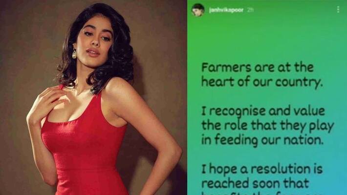 johnvi kapoor extends her support to farmers as they demand ksr johnvi kapoor extends her support to farmers as they demand ksr