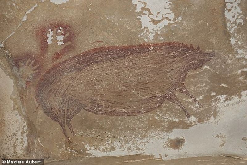 Oldest Cave Painting Found in Indonesia Was Made 45500 Years Ago