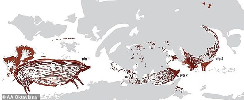 Oldest Cave Painting Found in Indonesia Was Made 45500 Years Ago