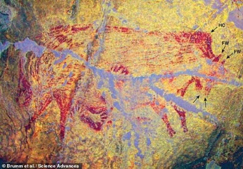 Oldest Cave Painting Found in Indonesia Was Made 45500 Years Ago