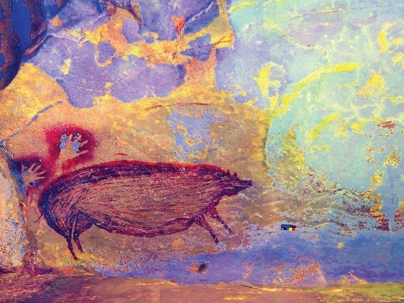 Oldest Cave Painting Found in Indonesia Was Made 45500 Years Ago