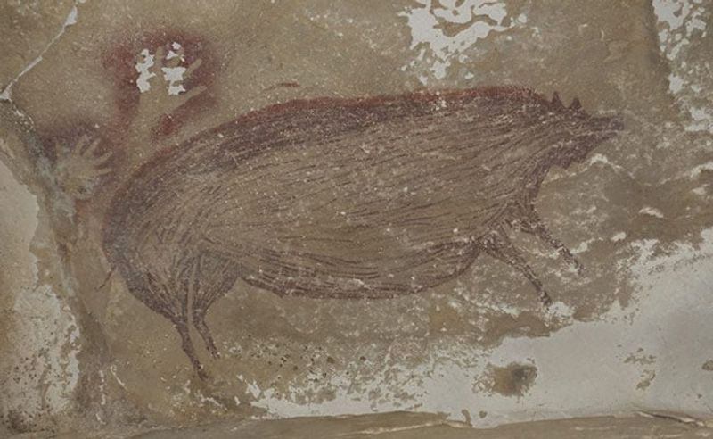 Oldest Cave Painting Found in Indonesia Was Made 45500 Years Ago