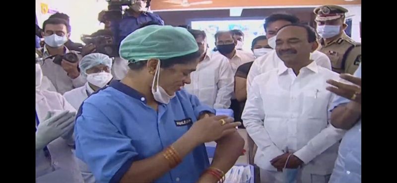 తెలంగాణలో కరోనా వ్యాక్సినేషన్ ప్రారంభం...