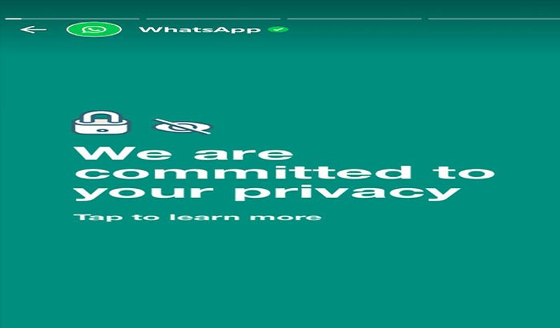  इसके पहले स्लाइड में WhatsApp ने साफ बताया कि वो अपने यूजर्स के प्राइवेसी के लिए कंसर्नड है। 