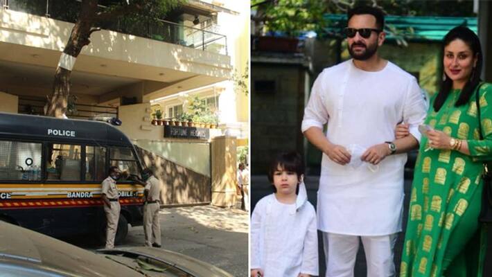 Saif Ali khan Starrer Tandav Controversy Police protection at Kareena Kapoor residence KPY Saif Ali khan Starrer Tandav Controversy Police protection at Kareena Kapoor residence KPY