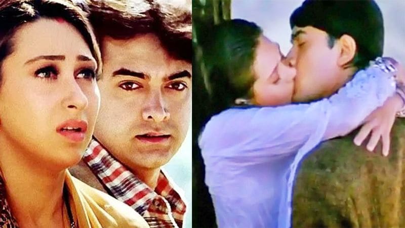 ভেজা শরীরে পাতলা শিফনের শাড়িতে ঠান্ডায় কাঁপতে কাঁপতে গাছের তলায় আমিরের ঠোঁট ঠোঁট লাগিয়ে চুম্বন করতে হয়েছিল করিশ্মাকে। 