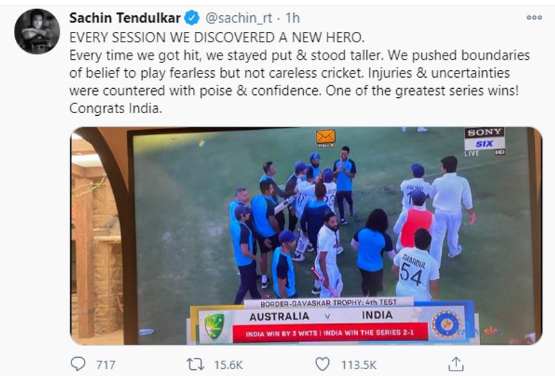 ‘ఇది విరాట్ కోహ్లీ జట్టు... ఇది ఈ సిరీస్లో నిర్మించింది కాదు, ఐదేళ్ల నుంచి విరాట్ కోహ్లీ ఆలోచనల నుంచి ఆవిర్భవించింది. విరాట్ కోహ్లీ క్యారెక్టర్, ఫైటింగ్ స్పిరిట్ జట్టులో ఉండడం వల్లే నేడు ఈ సిరీస్ గెలవగలిగాం...’ అంటూ కామెంట్ చేశాడు కోచ్ రవిశాస్త్రి.