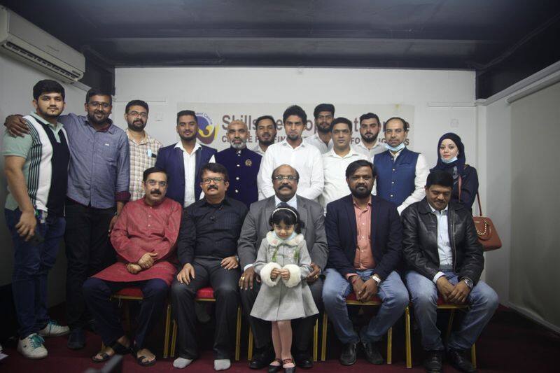 felicitation program for Indian Cultural Centre Prersident PN Babu Rajan Qatar mah