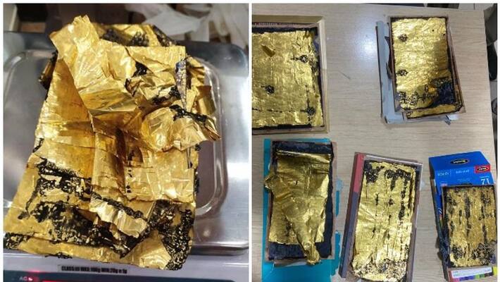again gold seized in Kannur International Airport again gold seized in Kannur International Airport