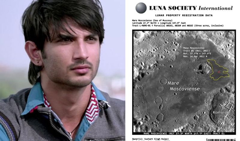 We all know Sushant loved studying and sharing knowledge about space and the universe and often posted space-related information on his social media handles. Reports suggest that he had also bought a piece of land on the moon from the International Lunar Lands Registry. The property is on the moon's far side in a region called the Mare Muscoviense or the 'Sea of Muscovy.' 