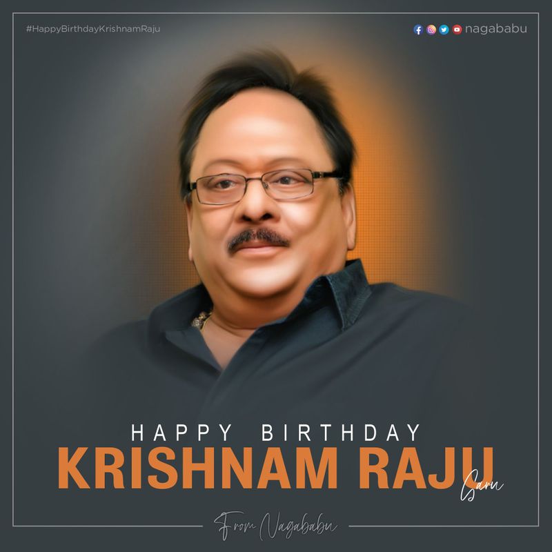 నేడు కృష్ణంరాజు 81వ పుట్టిన రోజుని జరుపుకున్నారు. కరోనా నేపథ్యంలో తమ ఫ్యామిలీ సమక్షంలోనే కృష్ణంరాజు బర్త్ డే సెలబ్రేషన్ జరిగింది. ఇదిలా ఉంటే ప్రభాస్, కృష్ణంరాజు మరోసారి వెండితెరపై విశ్వరూపం చూపించేందుకు రెడీ అవుతున్నారు. వీరిద్దరు కలిసి నటిస్తున్నారు.