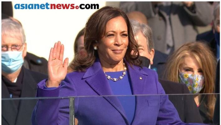 kamala harris sworn in as vice president of unites states if america kamala harris sworn in as vice president of unites states if america