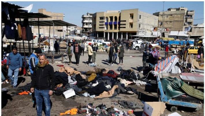 Deadly twin suicide attack hits central Baghdad Deadly twin suicide attack hits central Baghdad