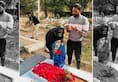 Sons infinite love for his father Cricketer Mohammed Siraj rushes to fathers grave upon landing in hometown