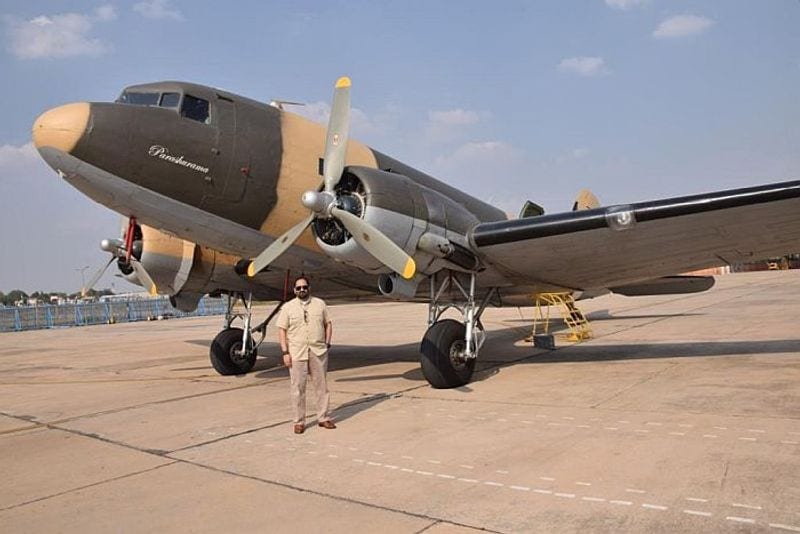 "The restoration took over 6 years and cost me a lot of money. But I was motivated mainly for my father and many others who served and the need to remind the country of the bravery of IAF and Army in 1947 which kept young independent India together with J&K," Chandrasekhar had said.
It is pertinent to mention here that he is the son of an Air Force Officer Air Commodore M K Chandrasekhar (Retired), who was a Dakota pilot in the IAF.
Rechristened as 'Parashuram' the Dakota was inducted into 'Vintage Fly' in May 2018 at Hindon airbase in Ghaziabad. It made the first appearance at the Air Force Day flypast on October 8, 2018, along with other members of the IAF's vintage fleet.
Till 1988, a large fleet of Dakota aircraft had served in the IAF.