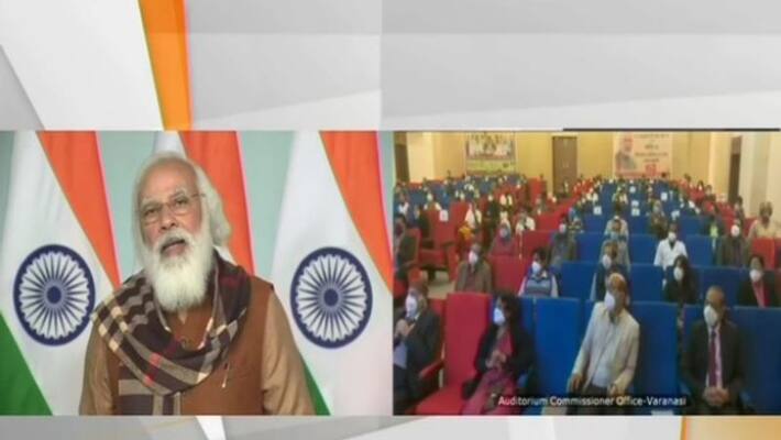 PM Modi talks to health workers of Varanasi, know who gave feedback asa PM Modi talks to health workers of Varanasi, know who gave feedback asa