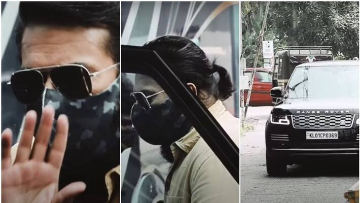 mammootty drives his range rover to one location mammootty drives his range rover to one location