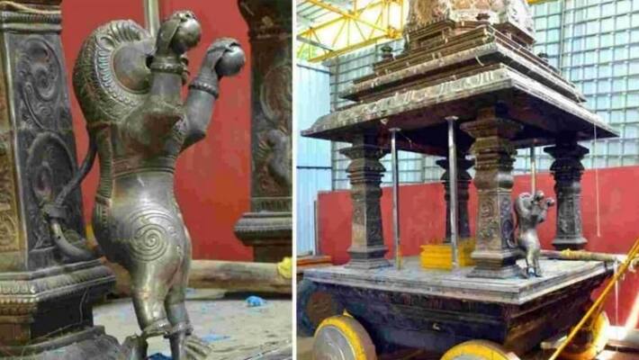 two arrested in vijayawada durga temple silver lions robbery case ksp two arrested in vijayawada durga temple silver lions robbery case ksp
