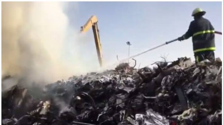 Fire breaks out in Oman's industrial area Fire breaks out in Oman's industrial area