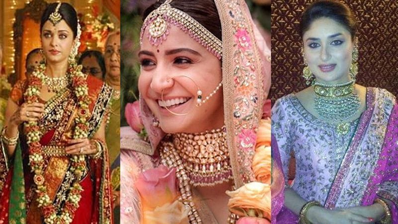 अनुष्का शर्मा, दीपिका पादुकोण, सोनम कपूर, बिपाशा बसु, प्रियंका चोपड़ा से लेकर शिल्पा शेट्टी तक ने अपनी शादी में लाखों की कीमत के लहंगे पहने थे। वहीं, बच्चन बहू यानी ऐश्वर्या राय बच्चन ने अपनी शादी काफी महंगी साड़ी पहनी थी। 