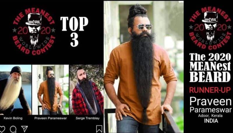 meanest beard international contest runner up praveen parameswar, shares experience