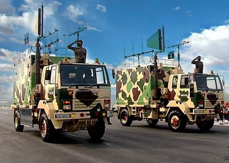 Samvijay Electronic Warfare System
The Samvijay is a compact and extremely agile Electronic Warfare System which assists in gaining highly valuable signal intelligence from the Electromagnetic Spectrum used by the adversary.
Led by Corps of Signals’ Captain Shubham Sharma of 2 Electronic Warfare Battalion, the system has demonstrated tremendous capabilities as a Force Multiplier to the fighting forces by providing high precision intelligence and insight into adversary’s battle intentions.
