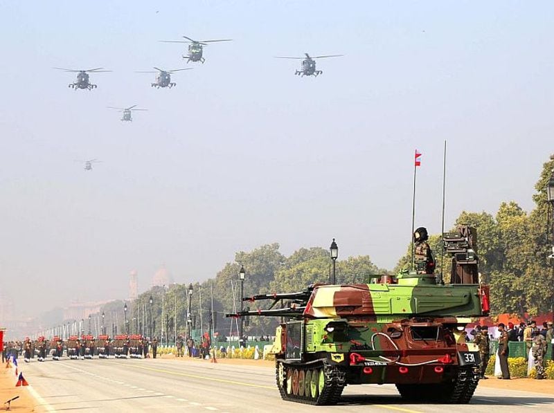 Schilka Weapon System
The upgraded Schilka weapon system, equipped with modern radar and digital fire control computers, has the ability to destroy wartime targets for low-level air defence in all-weather, keeping an accurate eye on targets.
The contingent will be led by Captain Preeti Choudhary of 140 Air Defence Regiment (Self Propelled).