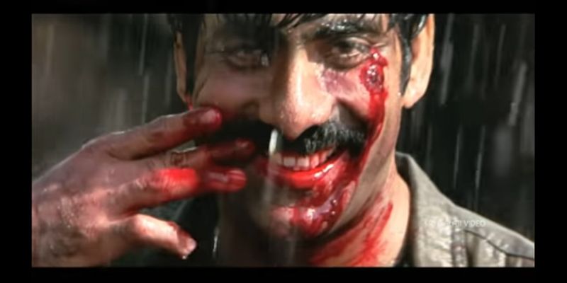 `విక్రమార్కుడు` చిత్రంలో హైలైట్గా నిలిచిన సీన్లో ఇలా.
