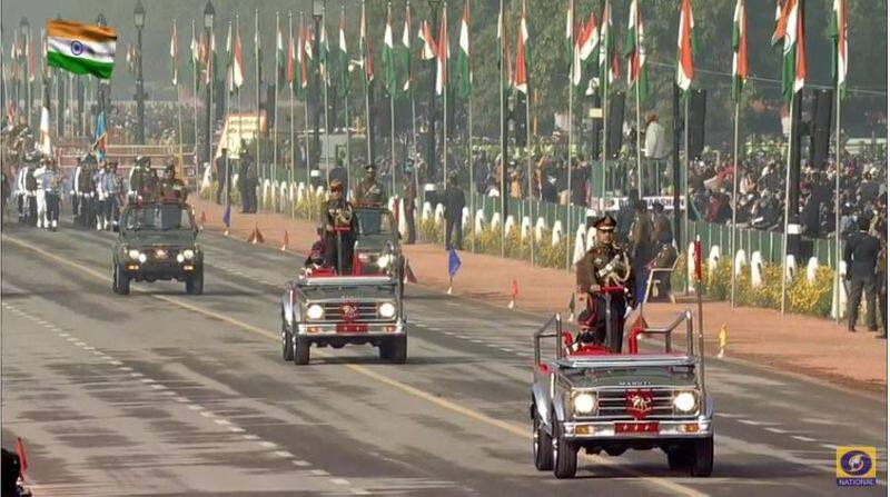 the 73rd Republic Day celebrations are in full swing in the capital Delhi today