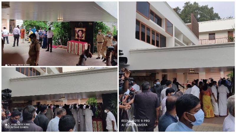 CM Edappadi palanisamy unveils former CM Jayalalithaa Veda Nilayam residence at Poes Garden as a memorial