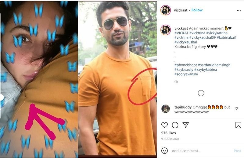অন্তরঙ্গ মুহূর্তের সময় মুখ বাদ দিলেও জামার অংশ নজরে পড়েছে নেটিজেনদের। দক্ষ গোয়েন্দার মতোই ক্যাটরিনার ছবি মিস্ট্রি ম্যানকে খুঁজে বার করেছেন নেটিজেনরা।