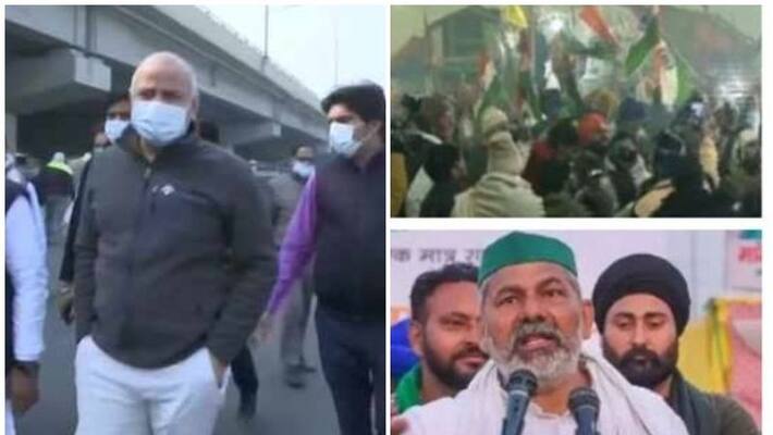 manish sisodia delhi government arranged drinking water supply for ghazipur farmers protest manish sisodia delhi government arranged drinking water supply for ghazipur farmers protest