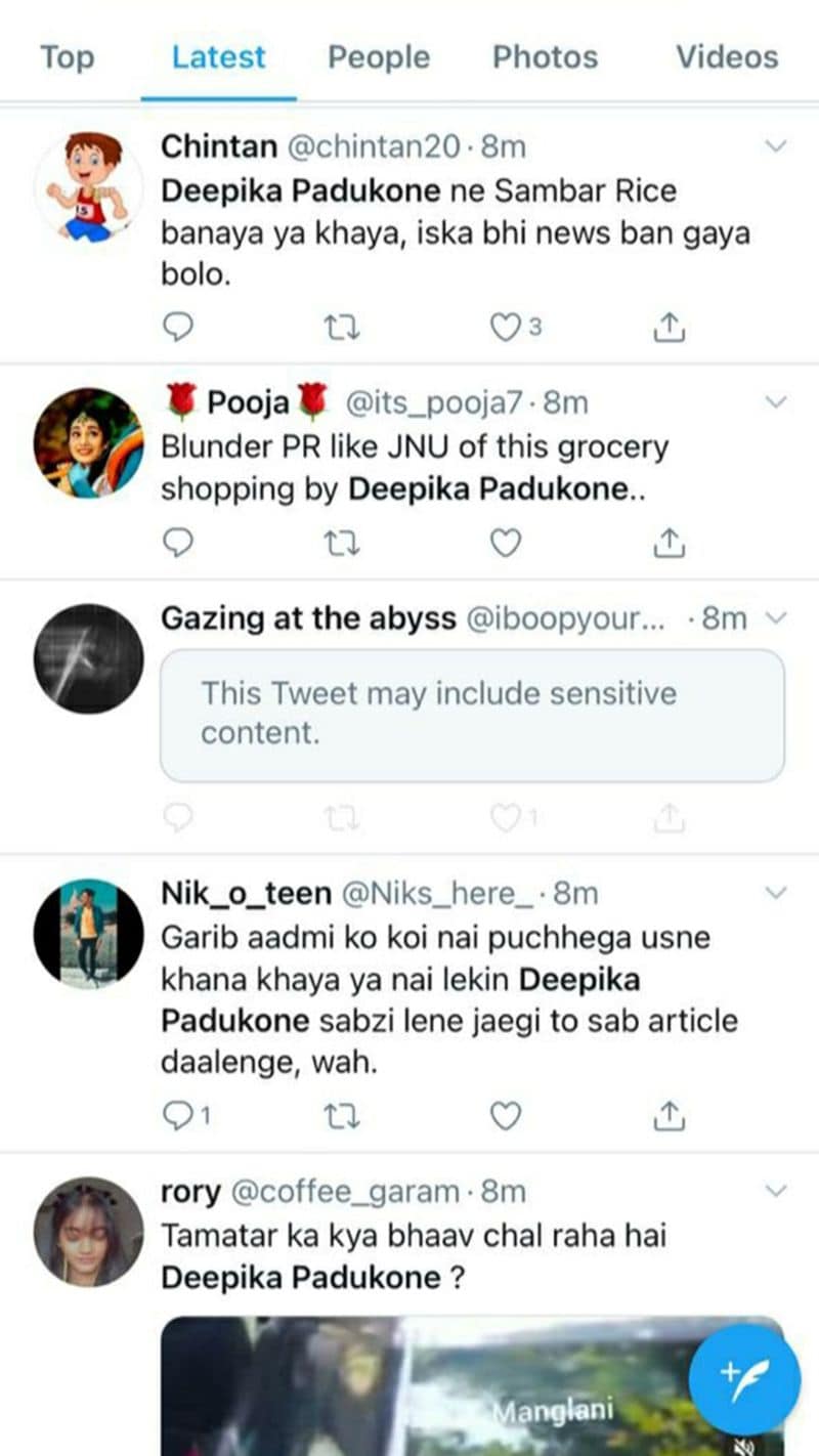 In the tweets the trollers even pointed out her JNU incident and claimed how there is no stopping the actress when it comes to seeking attention.