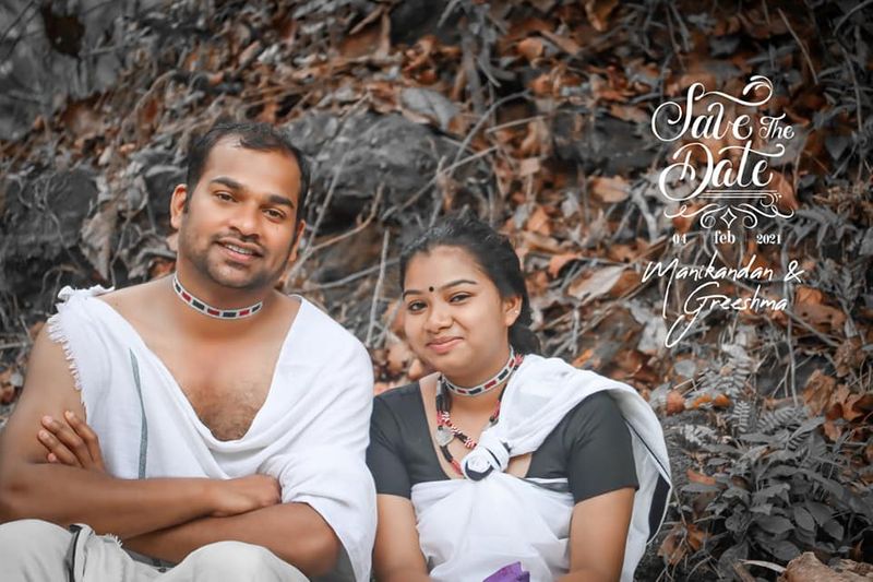 save the date photoshoot in paniya community culture