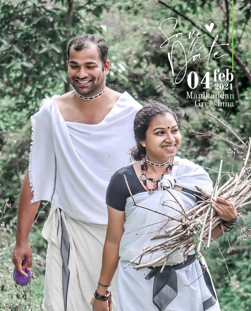 save the date photoshoot in paniya community culture