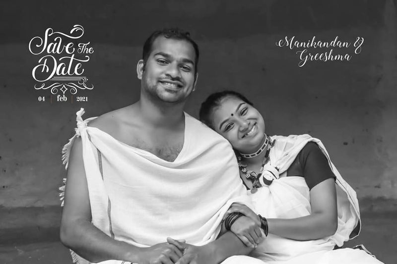 save the date photoshoot in paniya community culture