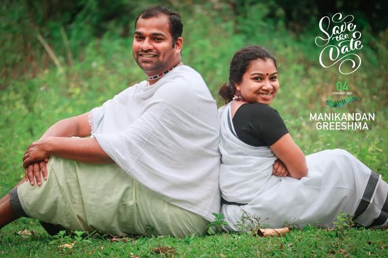 save the date photoshoot in paniya community culture