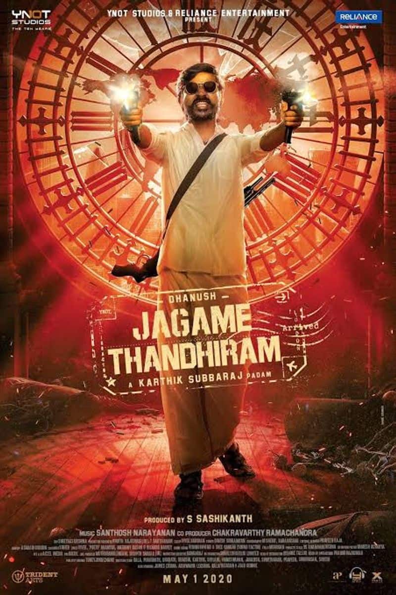 Dhanush Tweet about  jagame thanthiram Release
